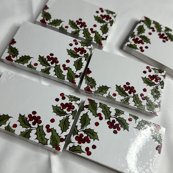 Holly Berry Enclosure Card 3.5x2.25" Pack of 50 - Picture 6 of 6